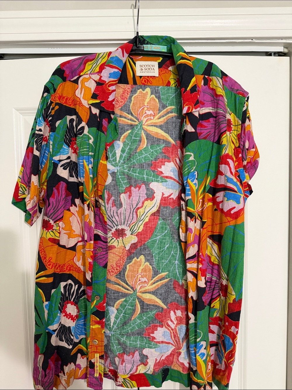 Scotch & Soda Multicolor Floral Short-Sleeve Button Down